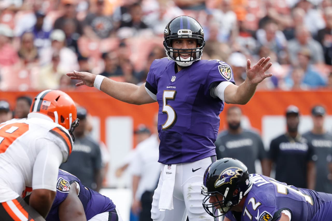 Flacco y los Ravens lograron una gran remontada para vencer 25-20 a los Browns