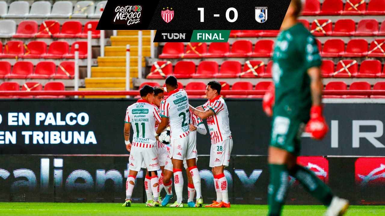 Necaxa ganó con un gol de Heriberto Jurado al Querétaro en la jornada 10 de la Liga MX.