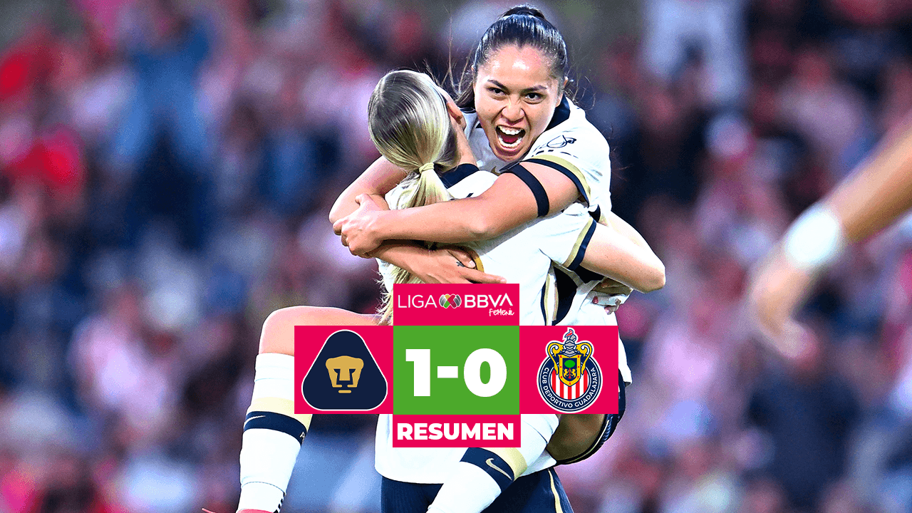Resumen | Montse Hernández le aplica la 'ley del ex' a las Chivas y da triunfo a Pumas