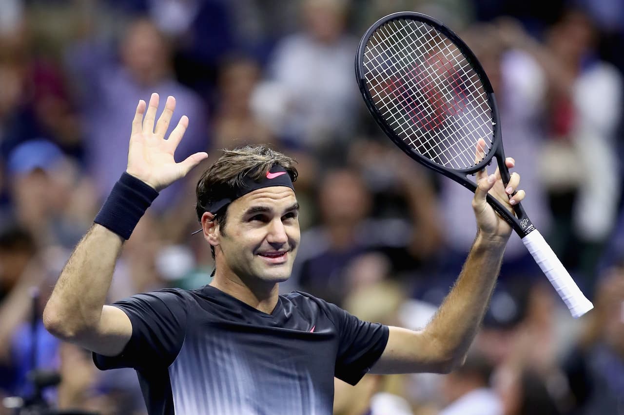 El maestro Roger Federer tuvo que trabajar horas extras para superar su partido de primera ronda en el US Open.