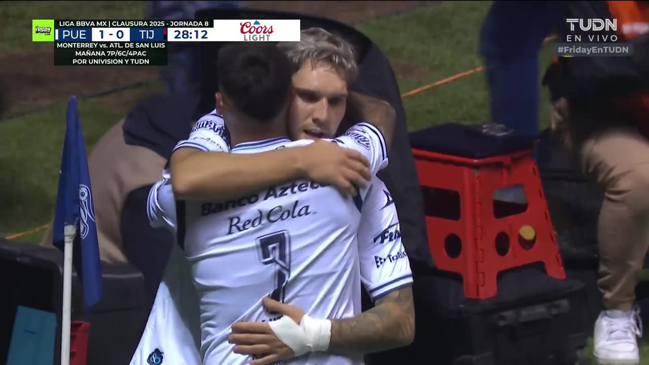 ¡Golazo del Puebla! Gómez abre el marcador desde el punto penal