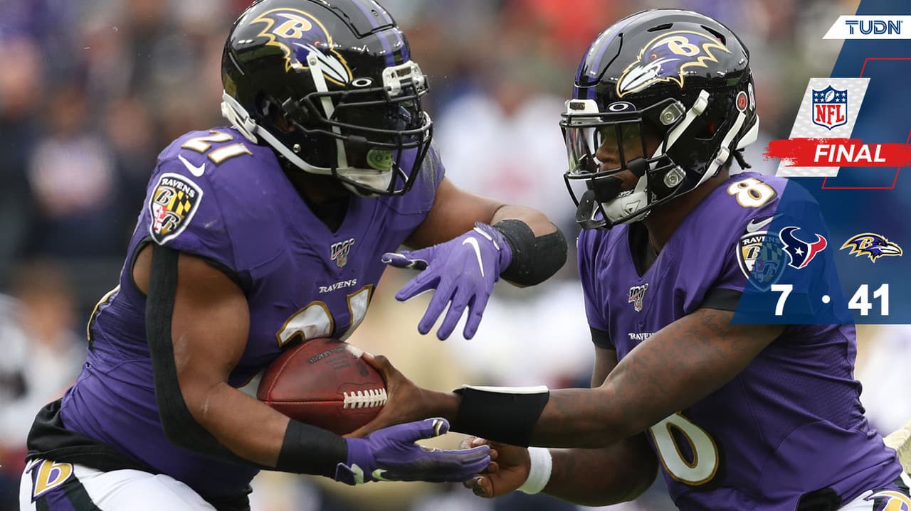 Texans cae escandalosamente ante los Ravens