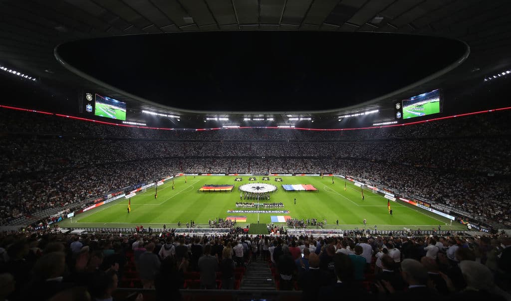 El marco para el duelo entre los dos último campeones del mundo en Munich anunciaba un partido en el que la entrega de ambas partes estaba ratificada.