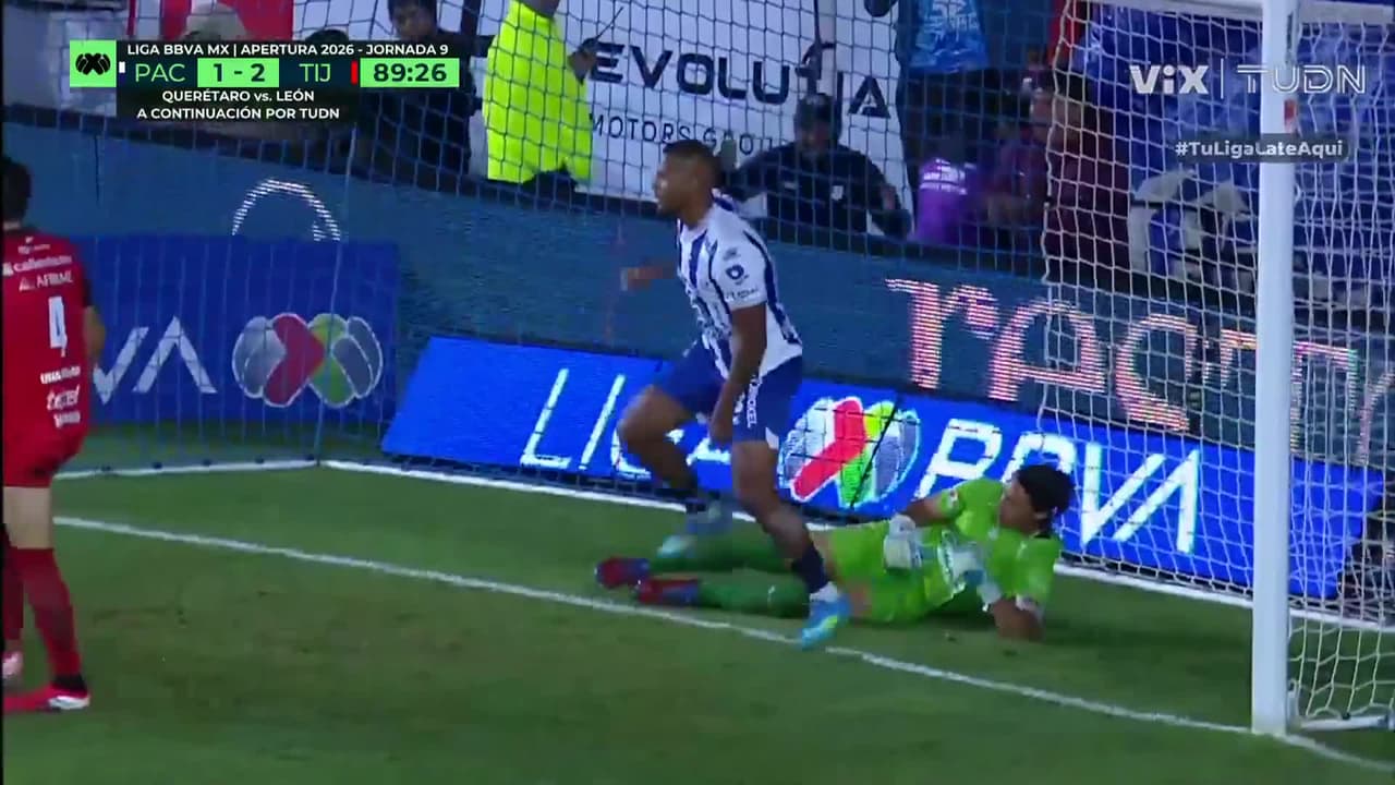 ¡Doblete del Rey Salomón! Pachuca lo empata en la recta final