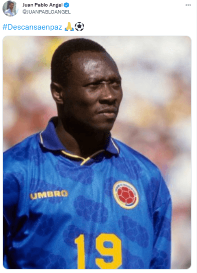 Equipos, futbolistas y exfutbolistas lamentan la muerte del colombiano Freddy Rincón.