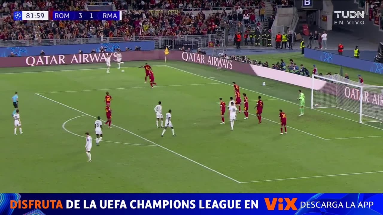 ¡Real Madrid clava este polémico gol vs. Roma que el VAR tuvo que revisar!