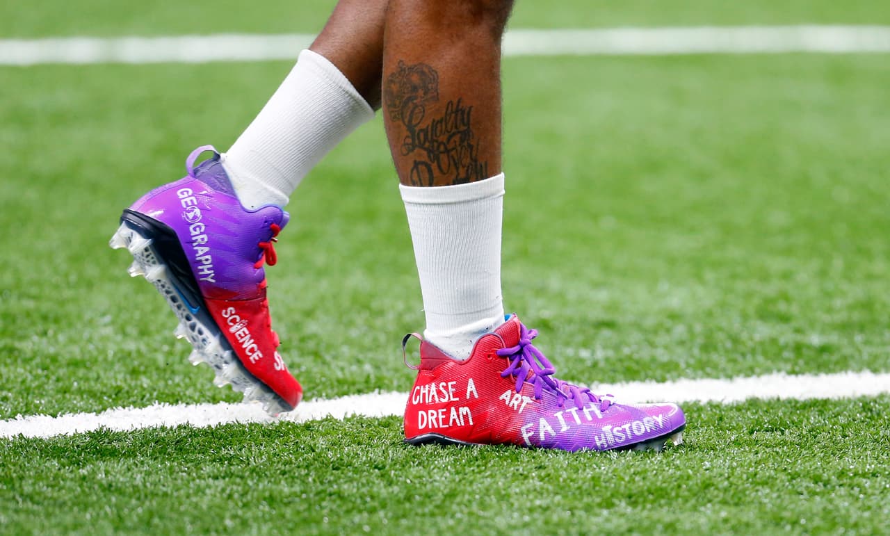 'My Cause My Cleats' es una campaña en la que algunos aprovecharon por segundo año en NFL para enviar un mensaje de apoyo a una causa y en la que en general muestran diseños llamativos de zapatillas.