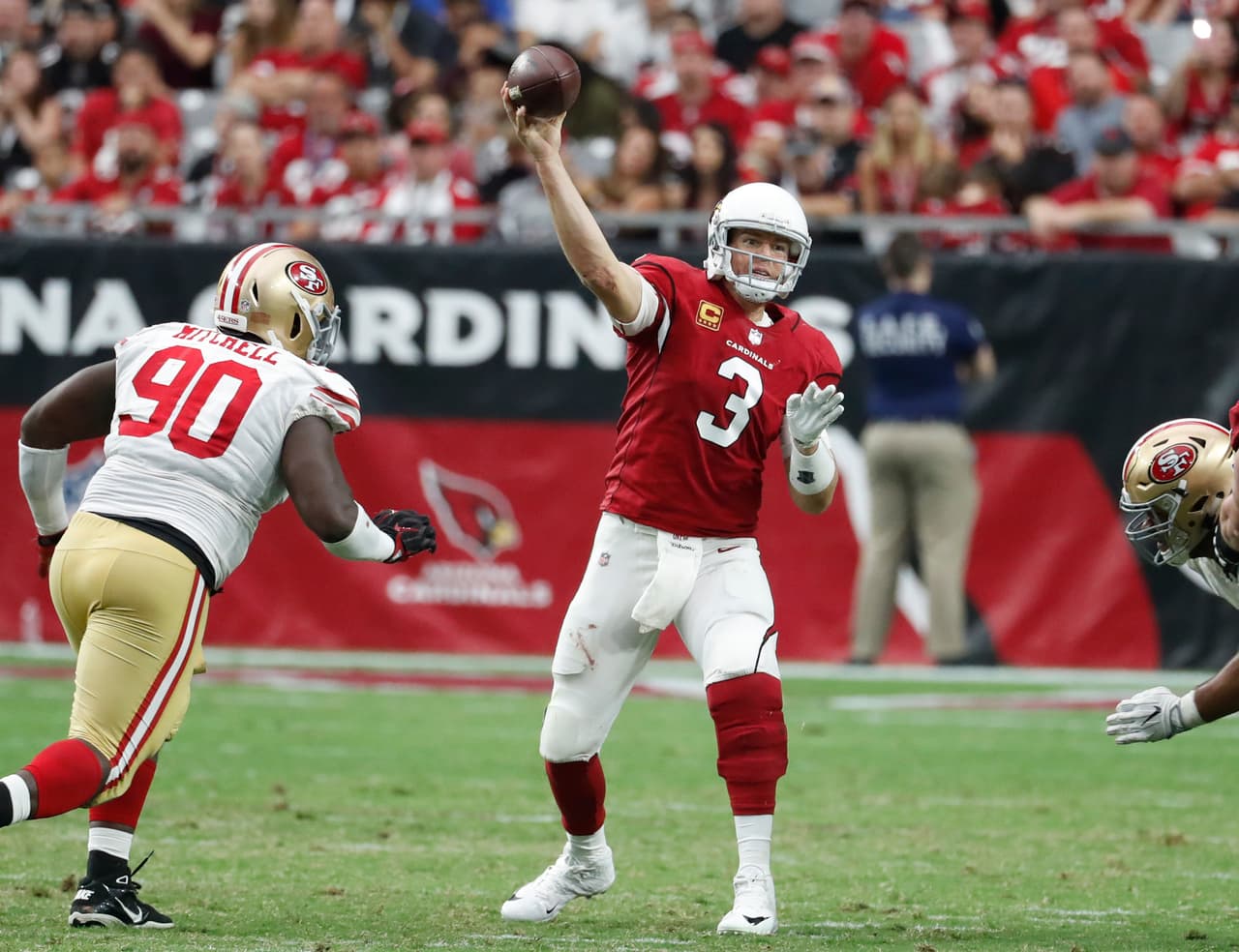 <b>Carson Palmer (Cardinals)</b> Aunque su juego no ha sido tan malo ante Cowboys y Niners, y lleva tres semanas tirando más de 300 yardas, el calendario contra Eagles, Bucs y Rams no luce prometedor. Encontrarás algo mejor en la agencia libre.