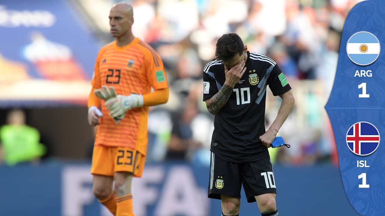 'La Pulga' se hizo más chiquita en histórico empate de Islandia ante Argentina