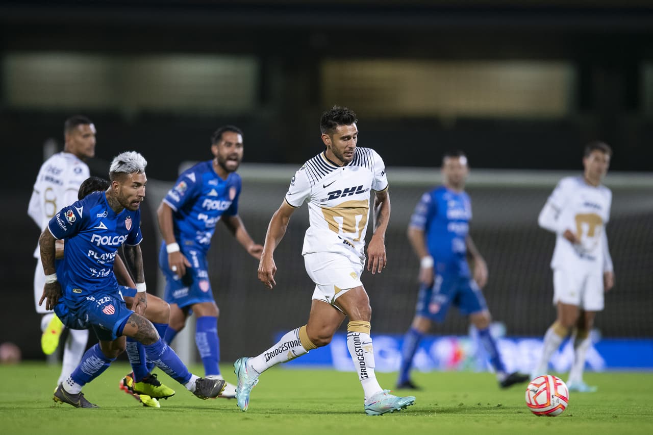 Eduardo 'Toto' Salvio reapareció con los Pumas en actividad de la Copa por México 2022 y estuvo presente en el segundo tiempo.