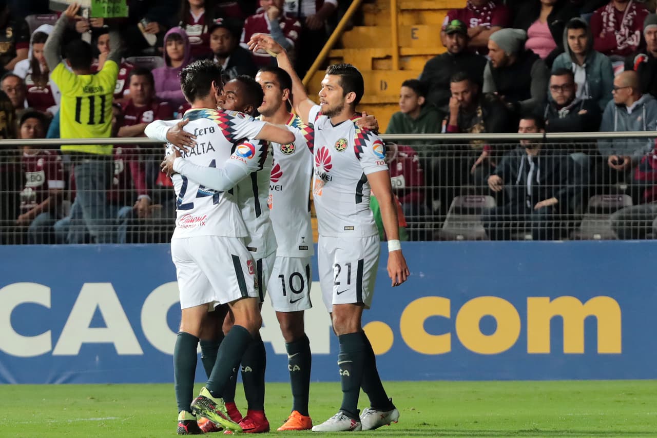 Fue el tercer festejo del ecuatoriano en lo que va de la temporada con el equipo de Coapa, tras sus dos goles en la Liga MX.