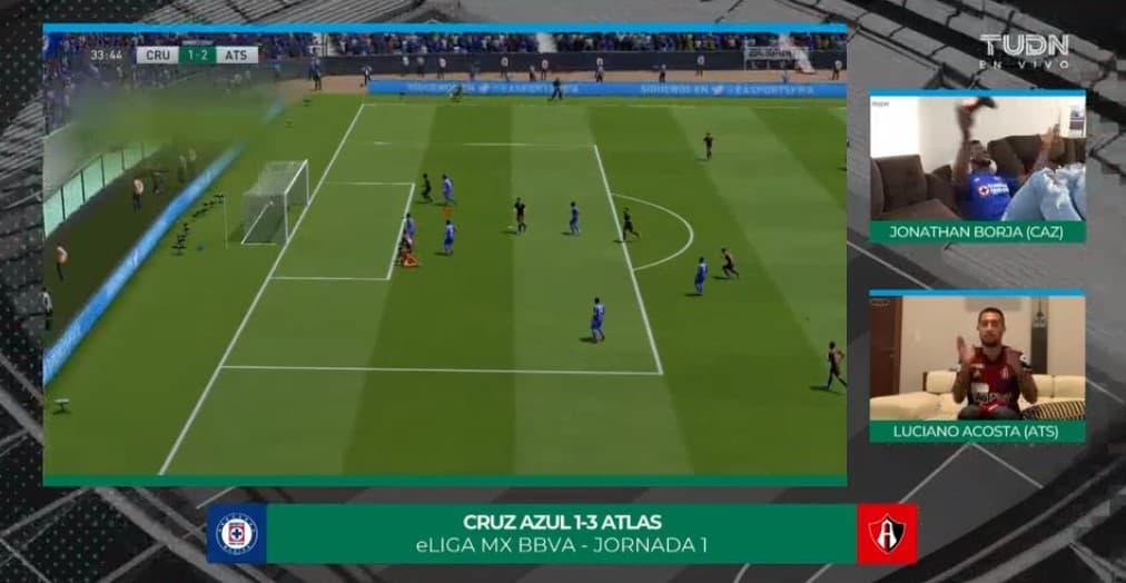 Uno más para Atlas para poner el marcador 3-1.