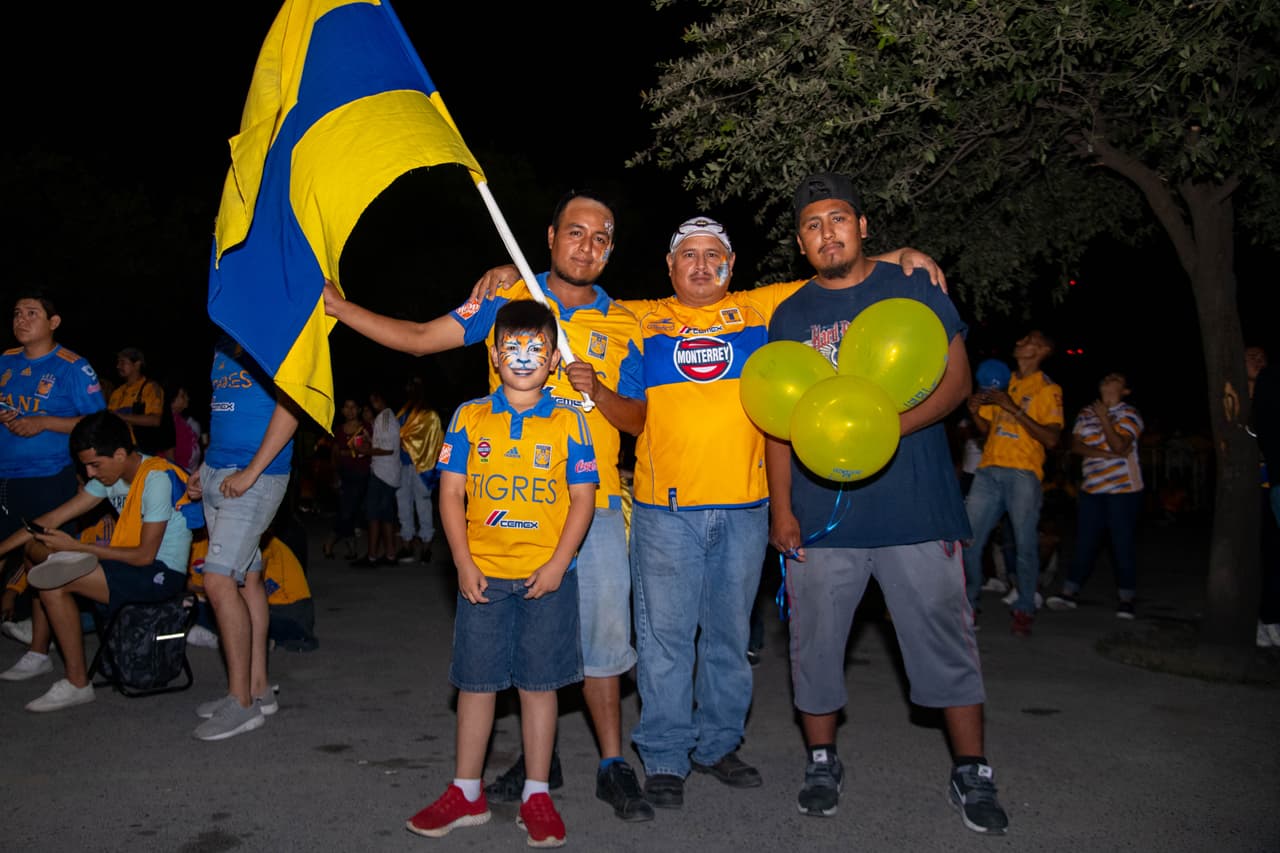 Los fanáticos de Tigres disfrutaron el partido ante León y celebraron la conquista de su séptimo título en la historia de la Liga MX.