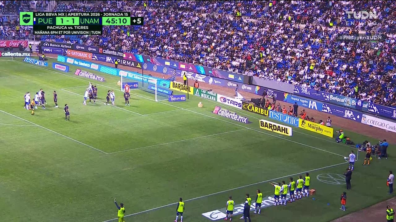 ¡TIRO ATAJADO! disparo por Facundo Almada.