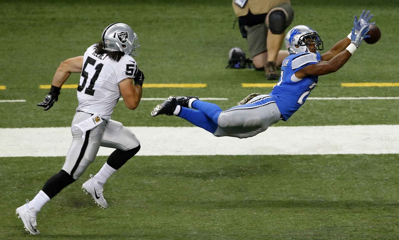 Los Detroit Lions ligaron victorias por primera vez en la temporada y lo hicieron dando una sorpresa al vencer en casa por 18-13 a los Oakland Raiders.