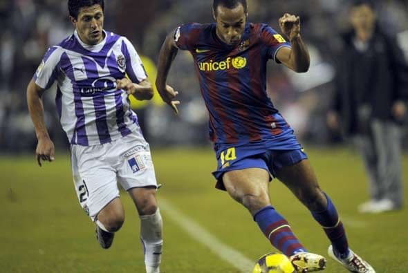 El Barcelona visitó al Real Valladolid buscando cerrar invicto la primera vuelta de la Liga.