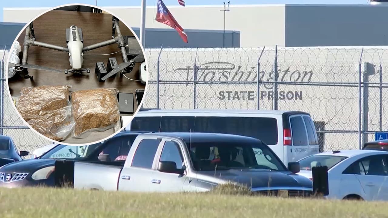 Drones, droga y celulares: así operan las redes de contrabando en prisiones de Georgia