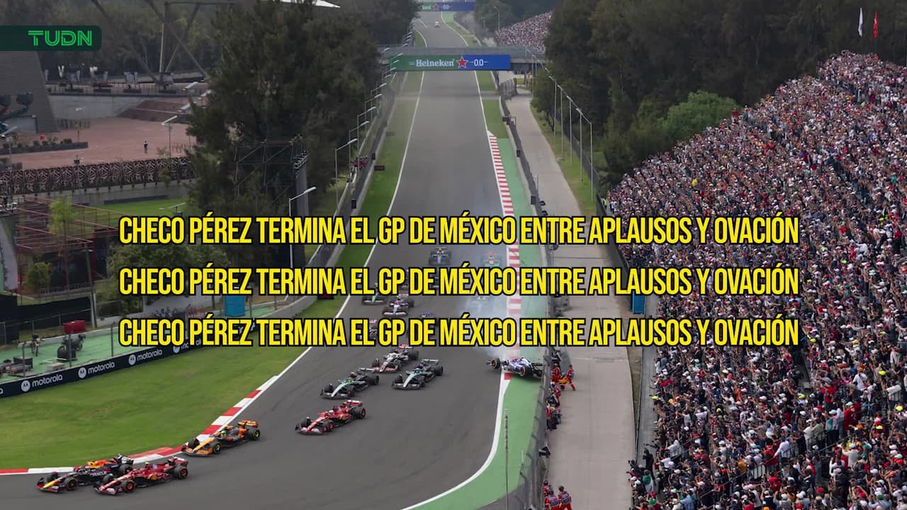 ¡Inicia el GP de México! ¡Se enciende el motor de Checo Pérez!