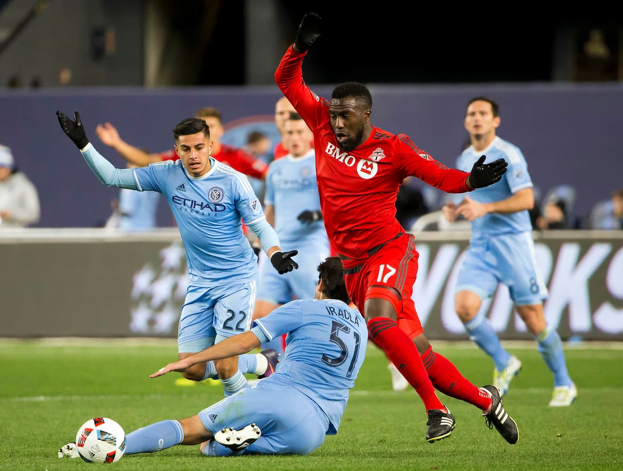 Jozy Altidore tuvo un rendimiento sobresaliente para Toronto FC en la postemporada. (USA Today Images)