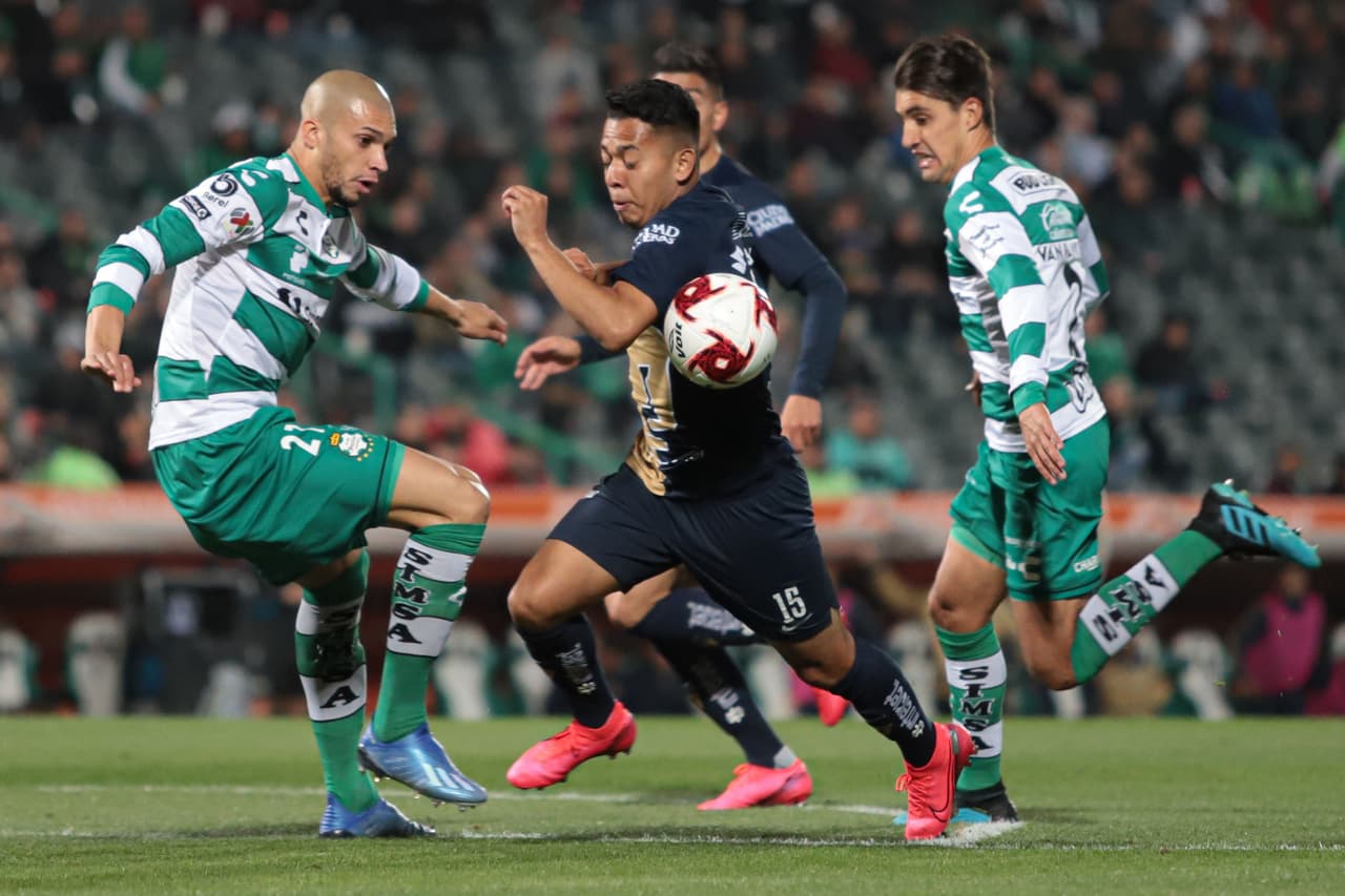 Santos llega a cuatro puntos de 12 posibles con un inicio de torneo aletargado y los auriazules están en tercer puesto con ocho puntos.