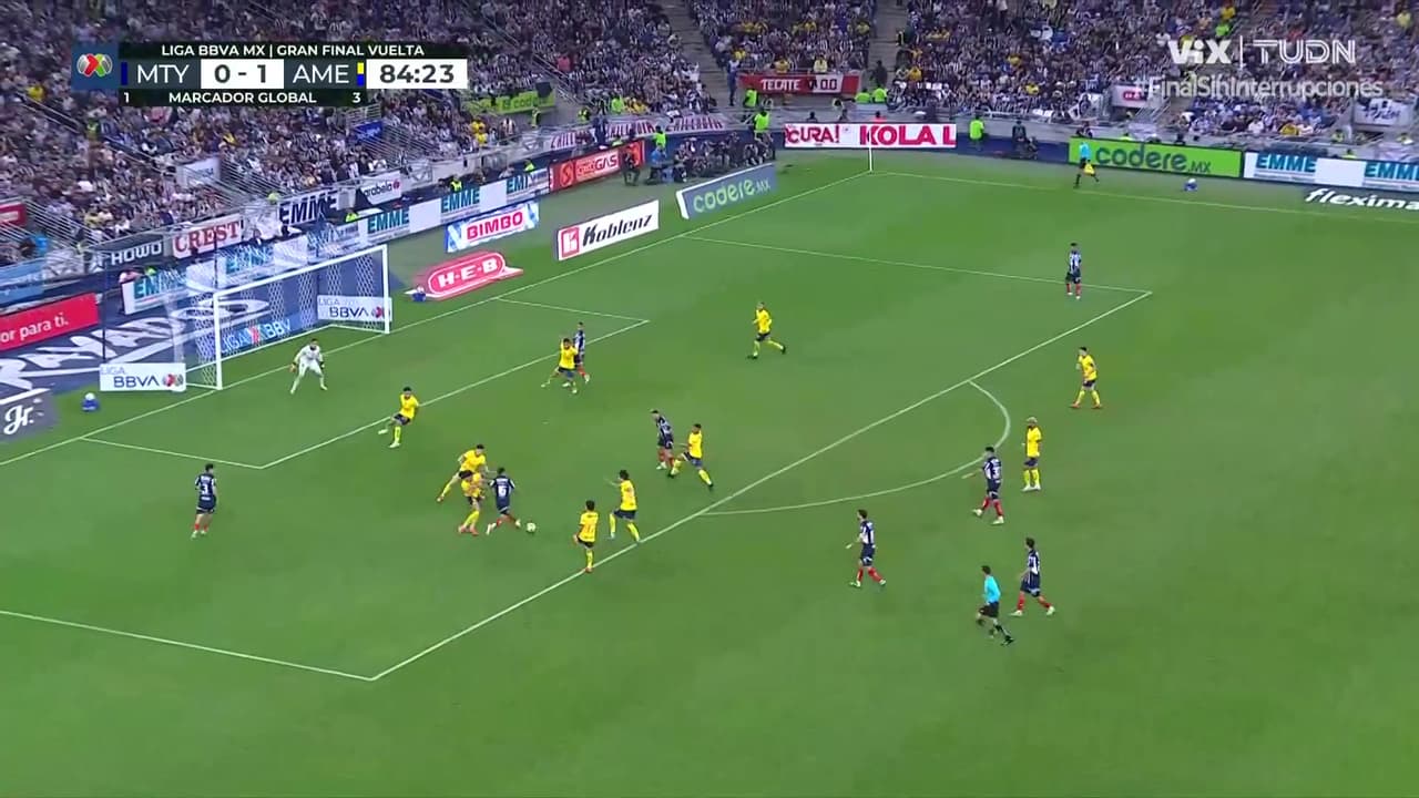 ¡Explota el Gigante de Acero! Rojas marca el empate para Rayados