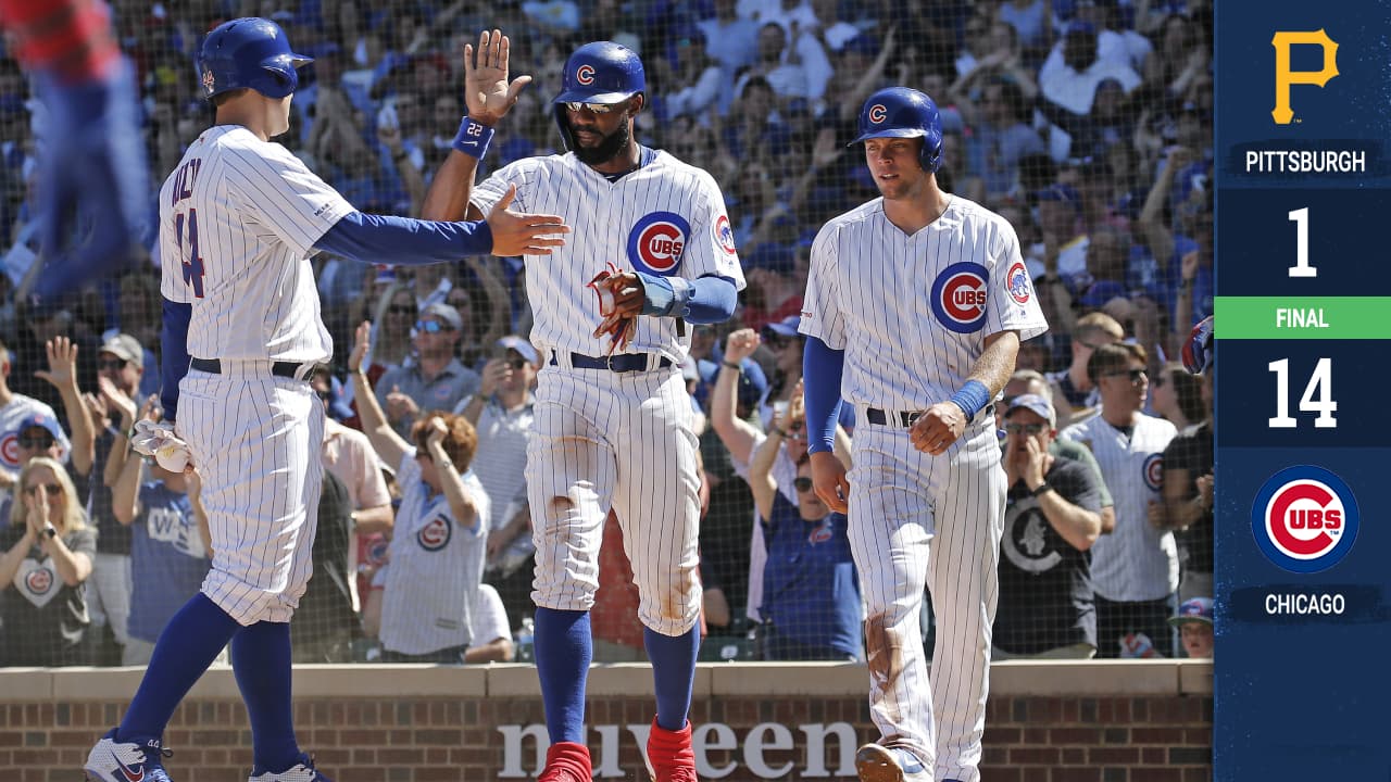 Con récord de jonrones, Cubs arrollan a Pirates