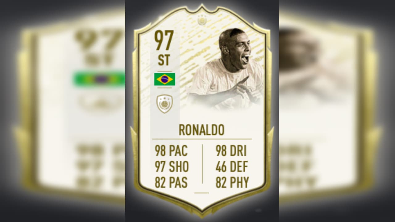 El considerado por muchos como el mejor 9 de la historia, Ronaldo Nazário llega como leyenda en el FIFA 20 y con una calificación de 97.