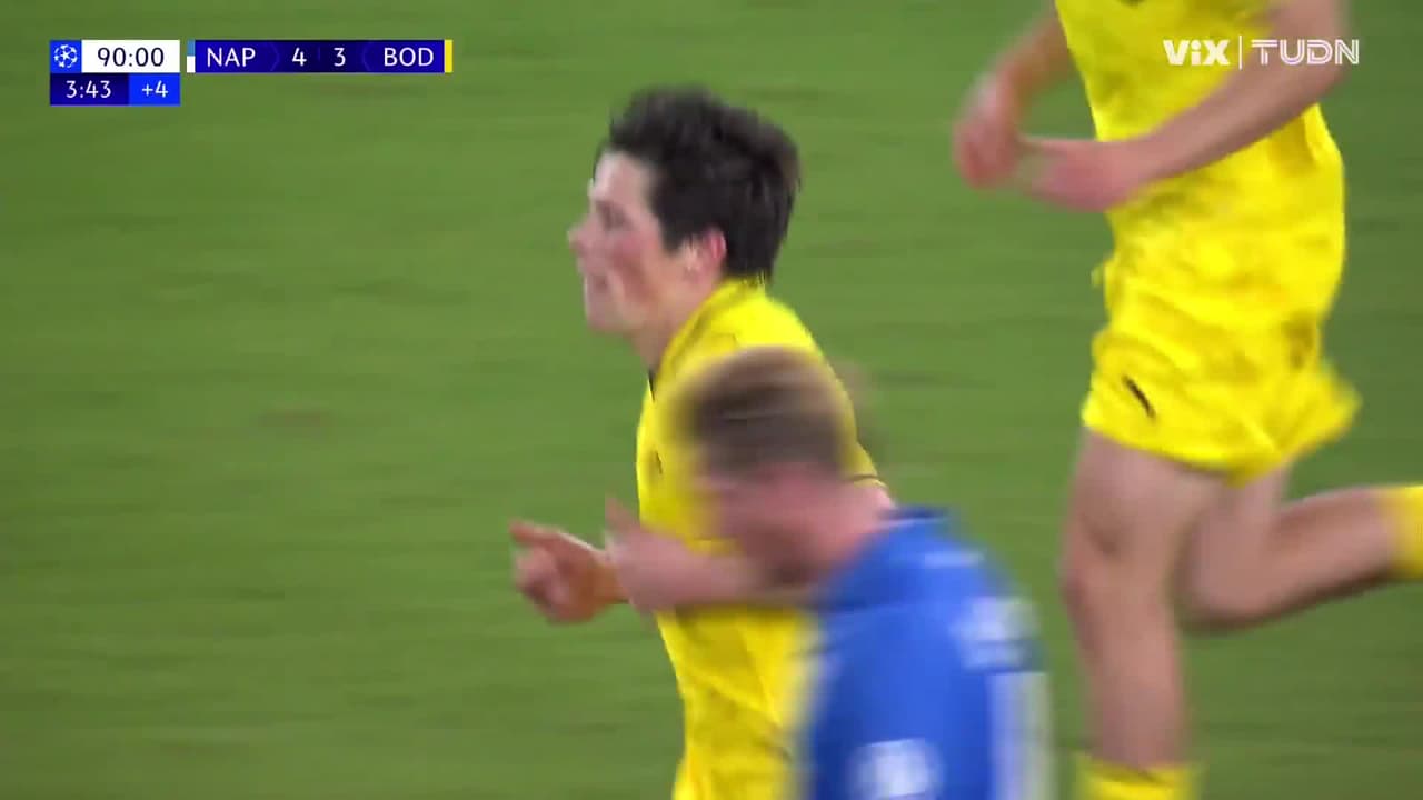 ¡Bodø/Glimt descuenta por medio de Sondre Brunstad Fet, pero Napoli se queda con la victoria!