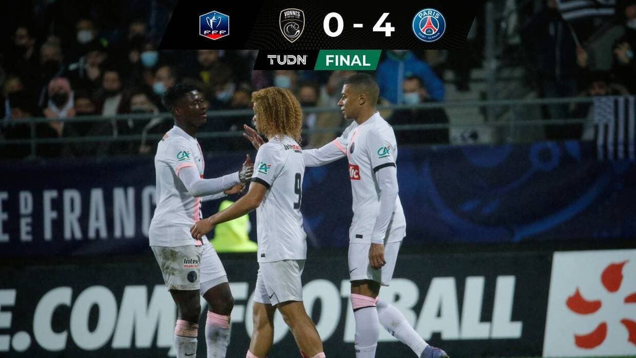 Mbappé marca triplete para el PSG y avanzan en Copa de Francia