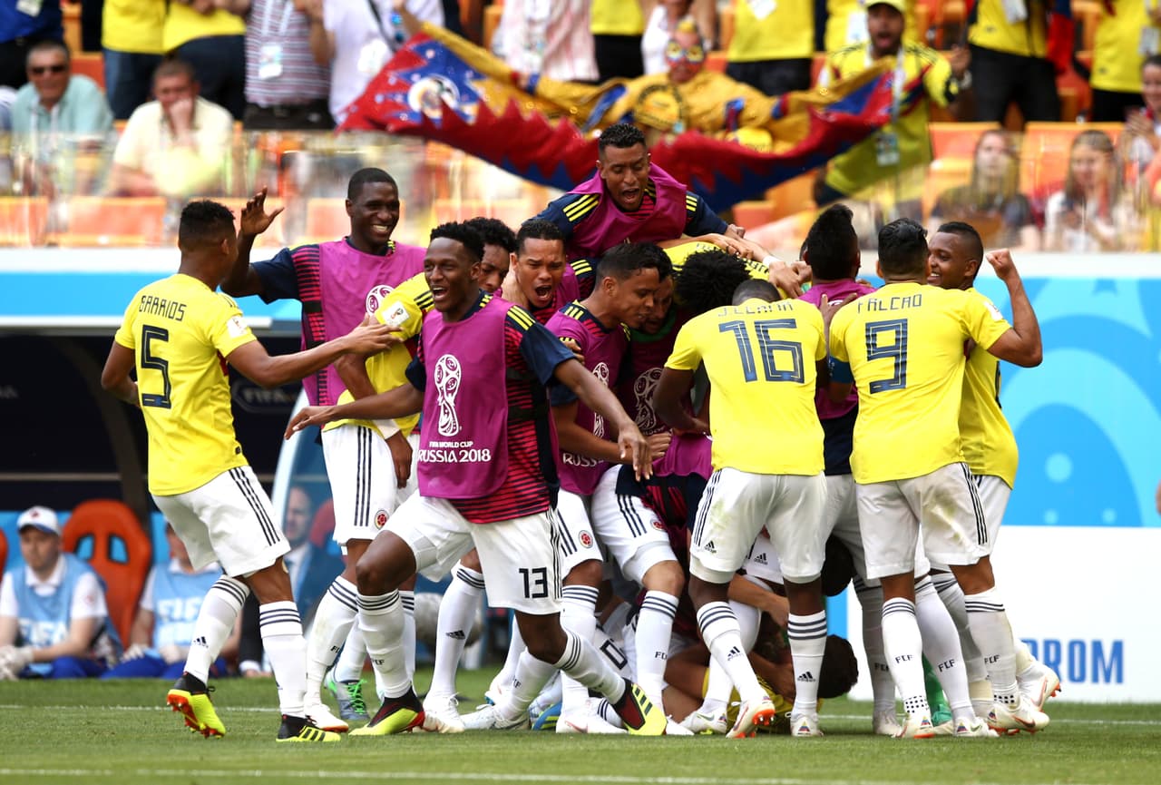 Ese empate llegó como una alivio para los colombianos en el descanso tras el primer tiempo.