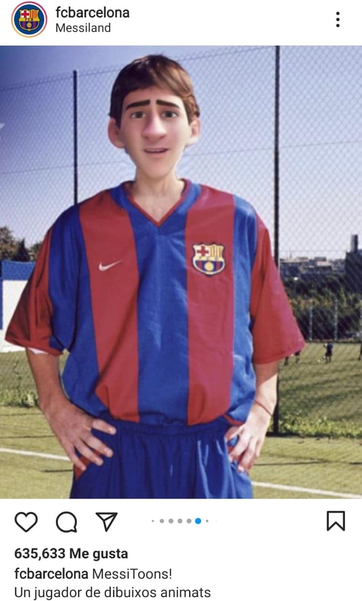 El FC Barcelona le rindió homenaje al número 10 con una serie de ilustraciones.