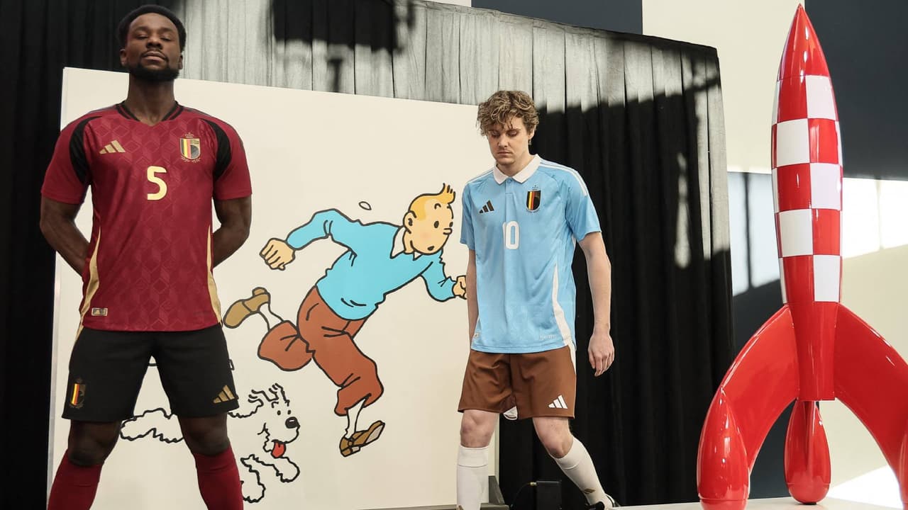 Bélgica presenta playera inspirada en un cómic rumbo a la Euro 2024