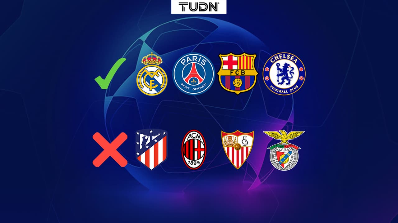 Lo que necesitan Real Madrid, PSG, Barça y Chelsea para amarrar Octavos