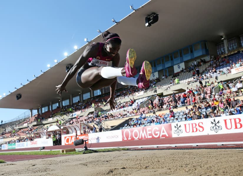 Campeona de la Liga Diamante. Logró el tercer título consecutivo. Su mejor registro: 14, 60 metros.