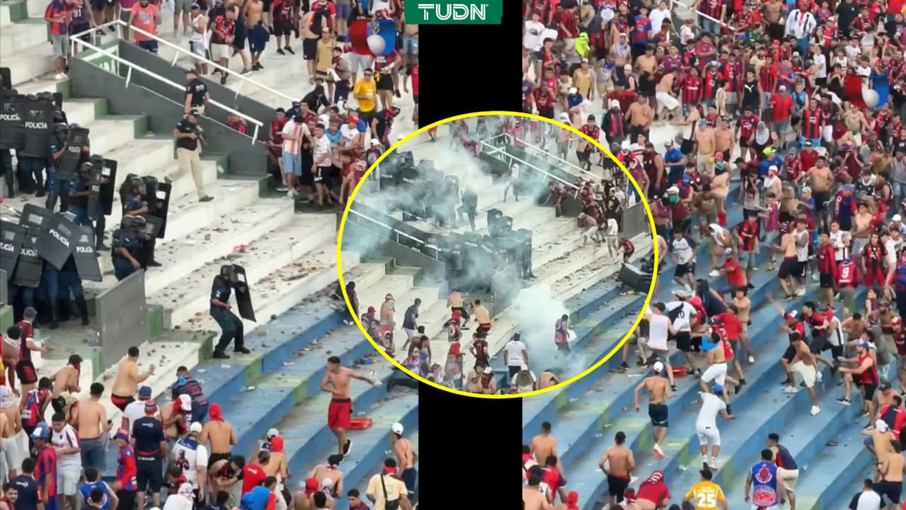 Suspenden clásico Olimpia vs. Cerro Porteño por violencia entre aficionados 