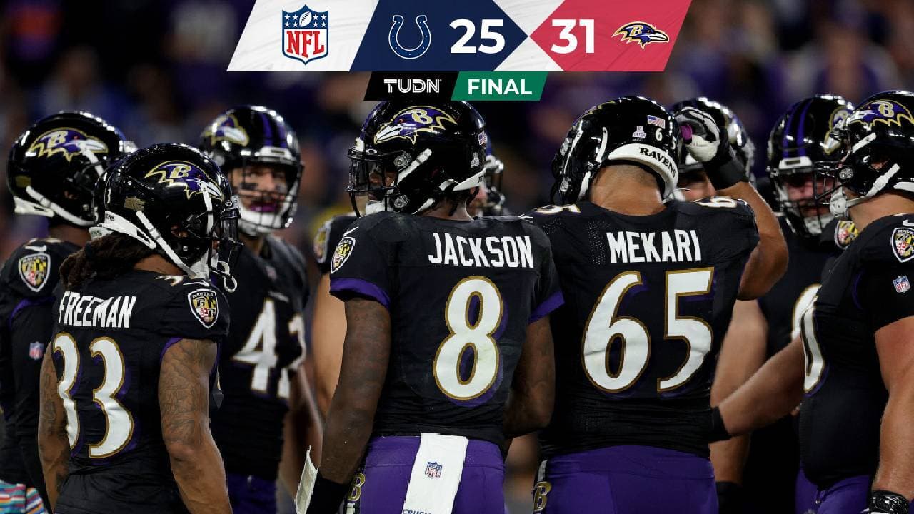 Lamar Jackson tuvo un juego descomunal en el triunfo de Ravens