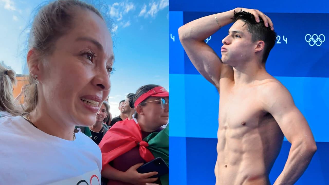 Mamá de Osmar Olvera no contiene el llanto tras segunda medalla de su hijo