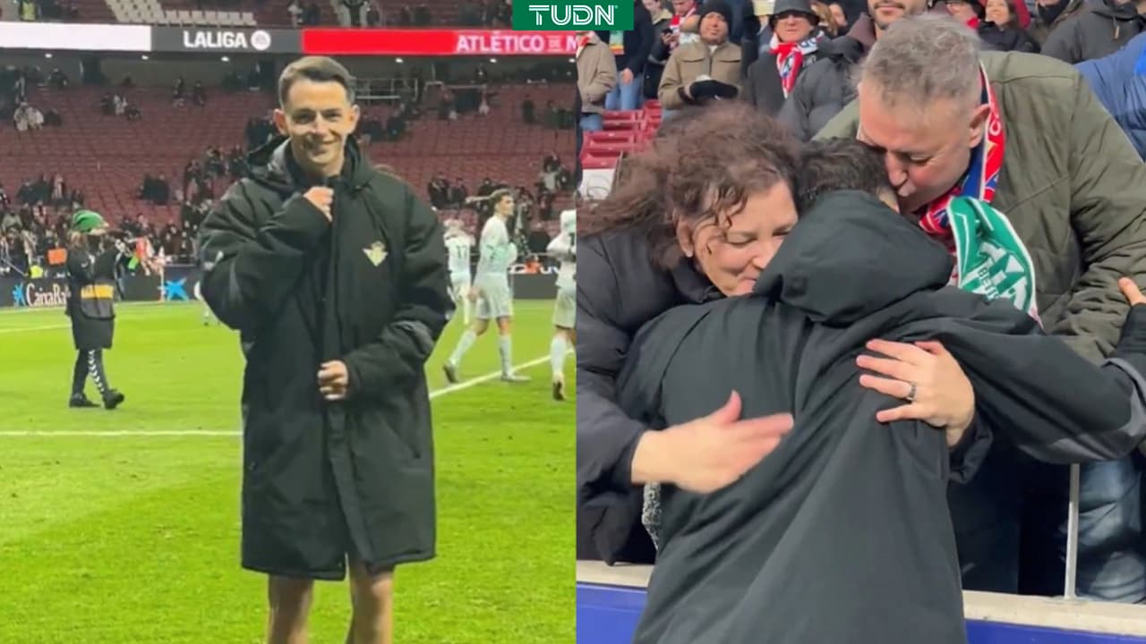 El emotivo momento de Fidalgo con sus papás tras de debutar en La Liga