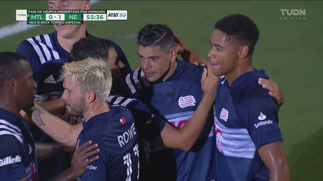 ¡Enganche y balazo! Gustavo Bou se luce para darle el 1-0 a New England Revolution