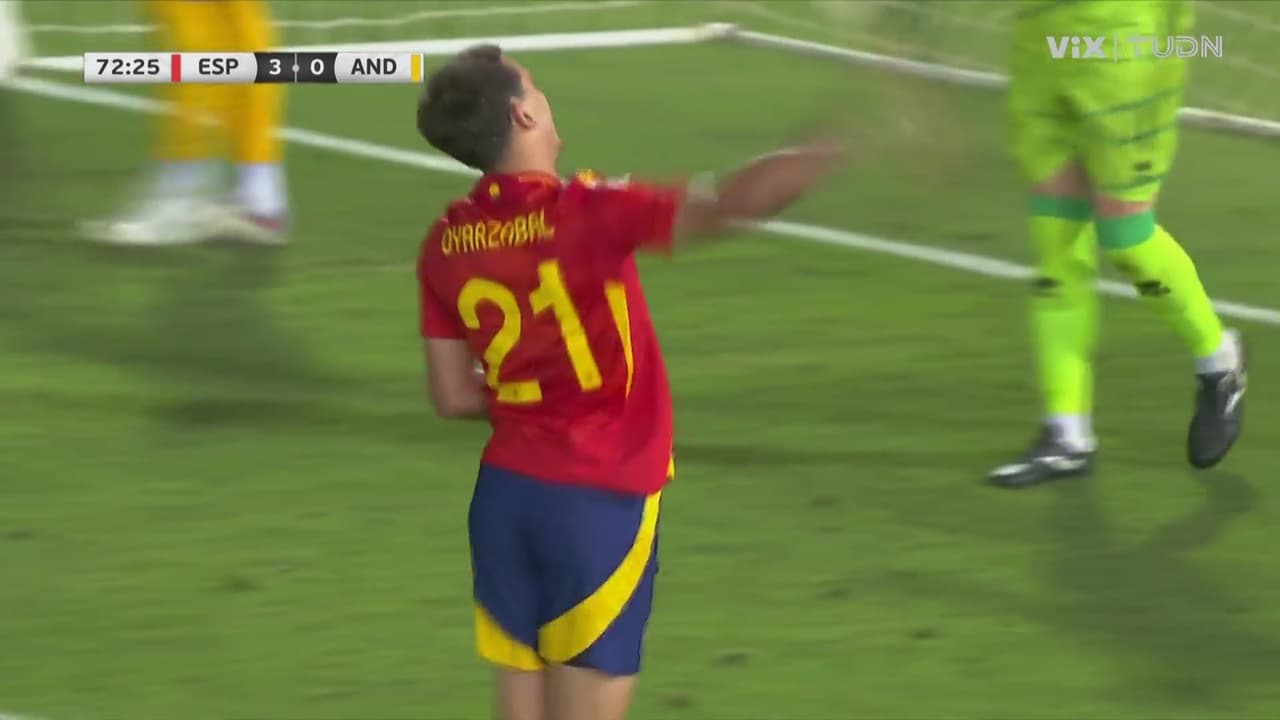 ¡Ya es goleada de España! Oyarzabal pone el 4-0 ante Andorra