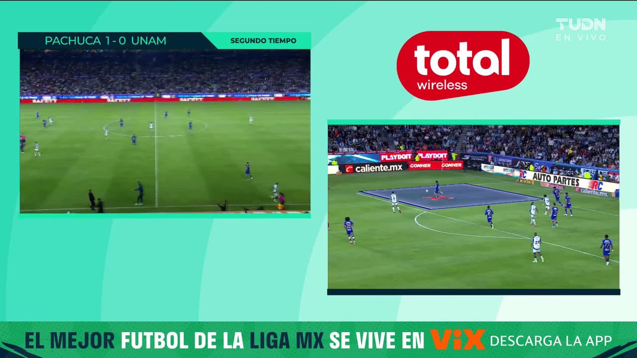 Se encienden las alarmas, tremendo choque entre Carrillo y Sánchez, el jugador de los Tuzos saca la peor parte