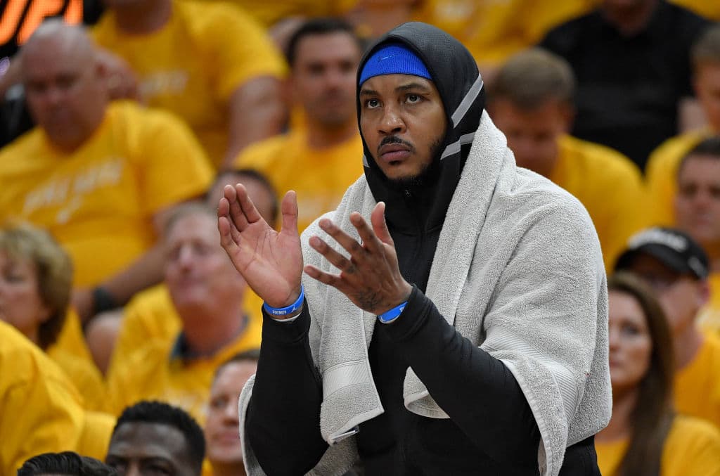 1) 
<b>Carmelo Anthony</b>. La primera pregunta es saber si 'Melo' aceptará el rol de jugador suplente, pues deberá salir de la banca. Y la segunda es, en qué nivel jugará tras un mal 2017-18 con OKC. ¡Vaya!