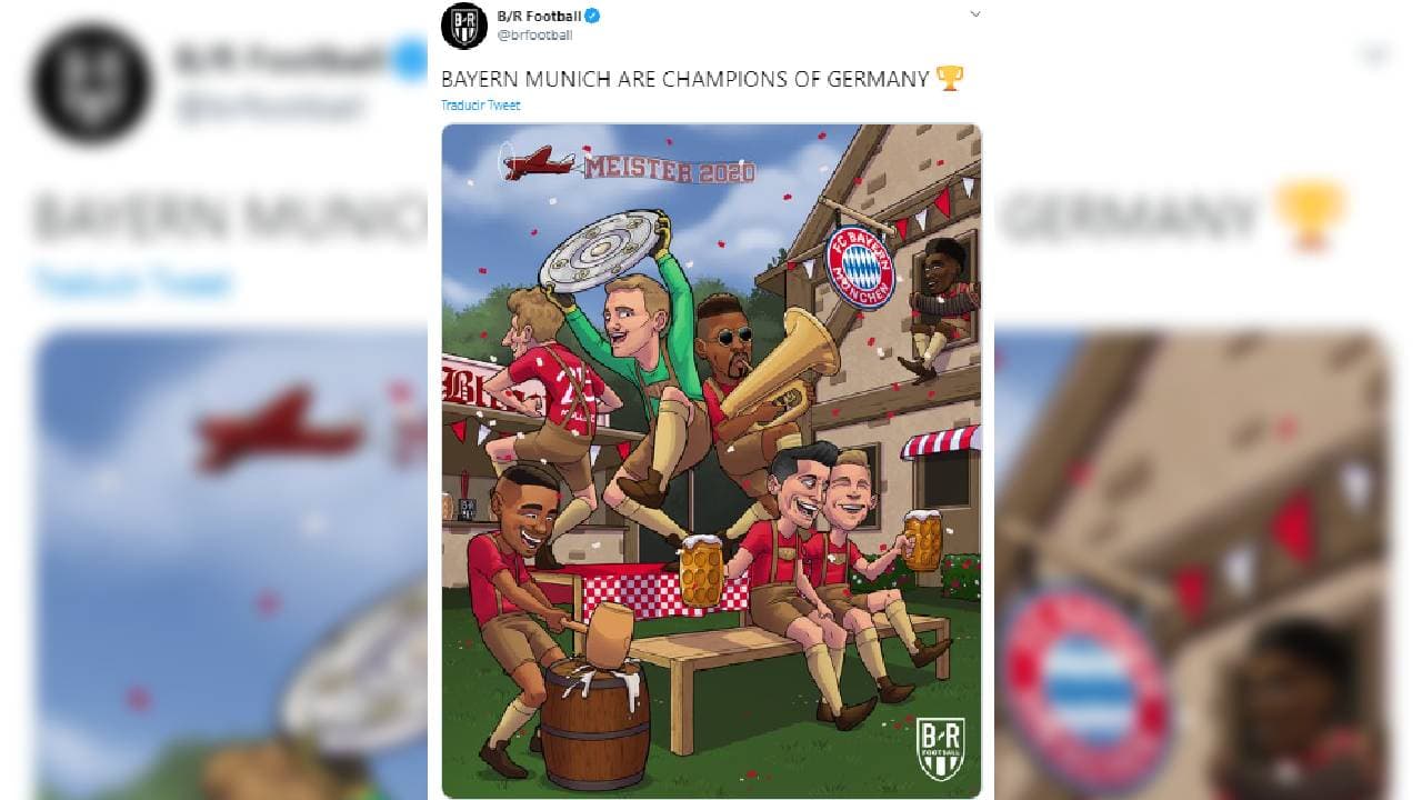 Bayern Munich llegó a 30 títulos de Bundesliga y las reacciones y festejos en redes sociales no se hacen esperar.