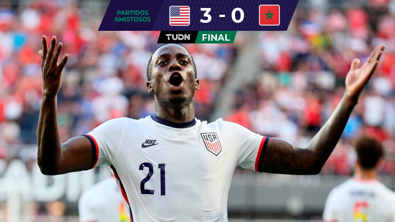 Estados Unidos golea a Marruecos en amistoso rumbo a Qatar 2022