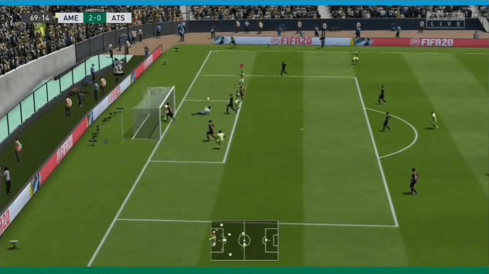 El América, a manos de Cáceres, vence por dos goles a el Atlas comandado por Acosta. Esta es la tercera victoria consecutiva de las Águilas en la eLiga MX.