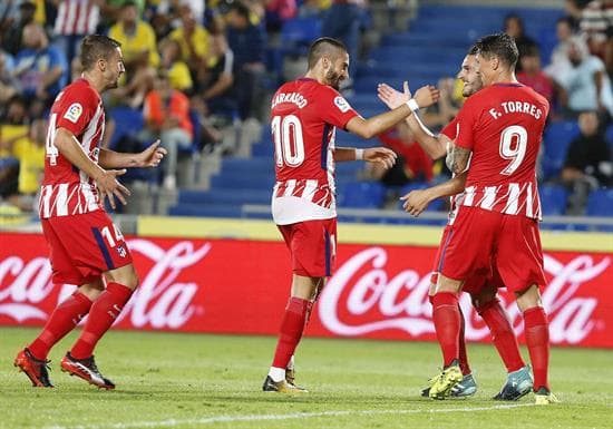 Atlético de Madrid goleó de visitante 5-1 a Las Palmas
