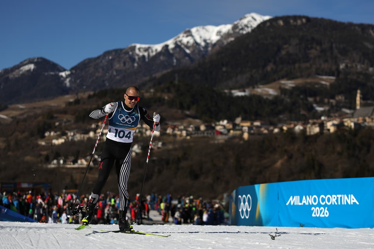 Allan Corona cumple en su debut olímpico en el esquí de fondo de Milano Cortina 2026