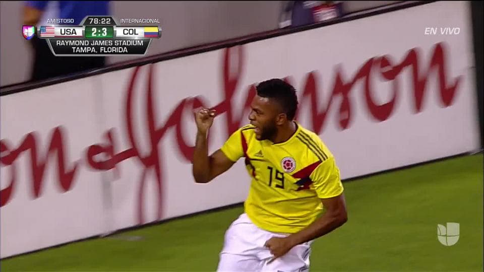 ¡GOOOL! Miguel Borja anota para Colombia