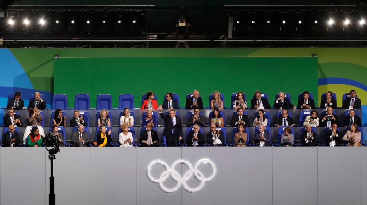 Presentación de Thomas Bach, presidente del Comité Olímpico Internacional.