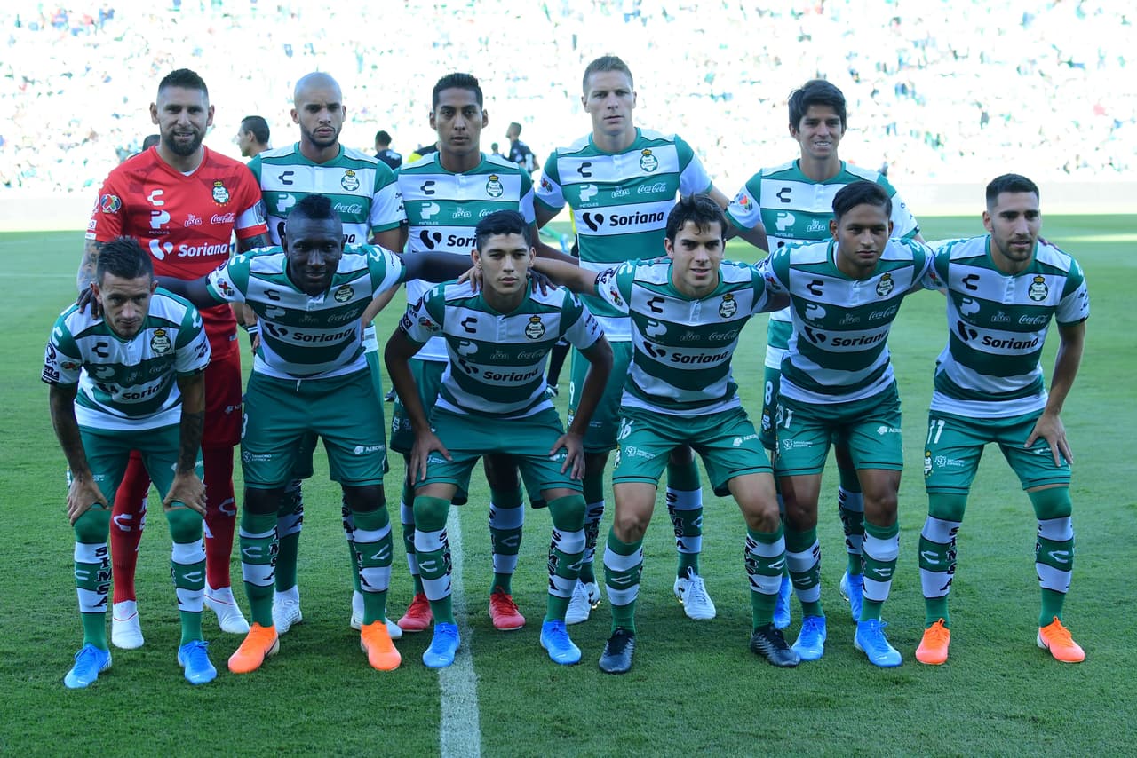 Once inicial de Santos Laguna